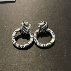 David Yurman Door Knocker Convertible Two-tone Eartings